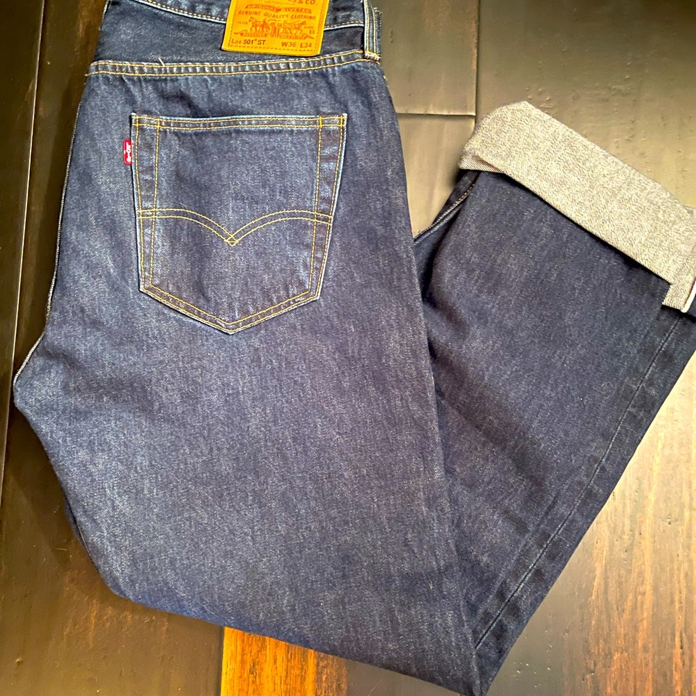 Levi’s Premium 501 ST Men’s Jeans Size 36x 34 New